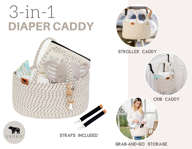 3-in-1 Diaper Caddy