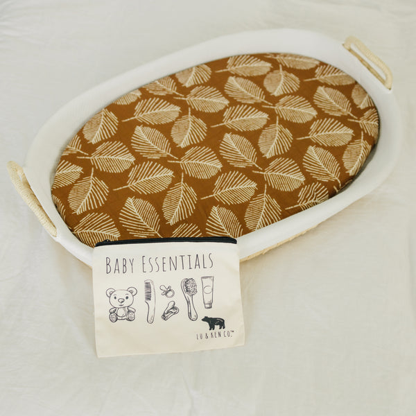 Leaves Bamboo Muslin Changing Pad Cover