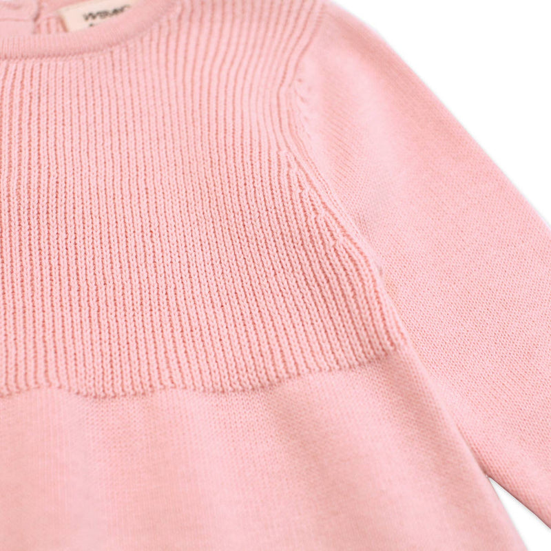 Dress Sweater Knit Organic Cotton (Blush)